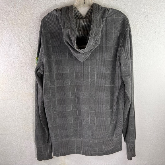 SMARTTHREADS Oversized Oregon Ducks Urban Hoodie. Black/white checked. Size S - Picture 3 of 9